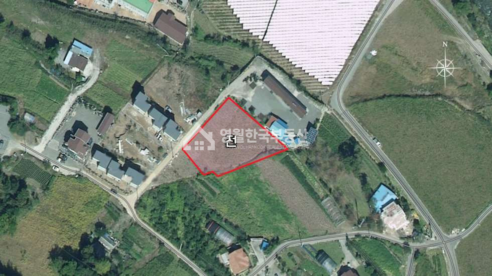 강원 영월군 산솔면 산솔면 청정 지역 힐링 토지매매, 주택지,펜션·민박용지 추천 계획관리 소 토지 매매 매물번호 10107 사진 2